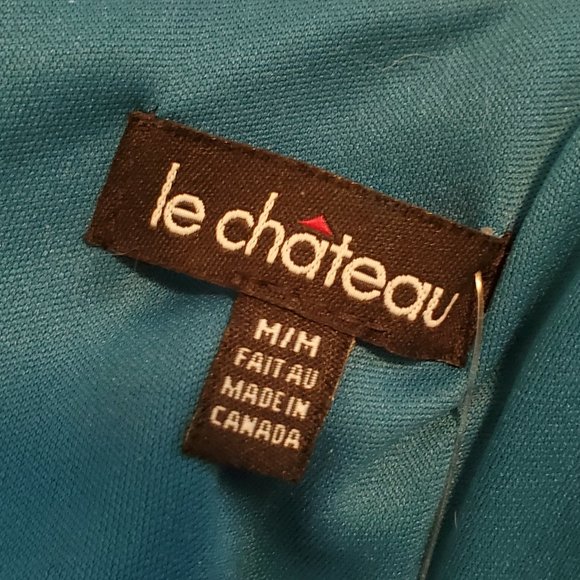 Teal and Black Classy Dress - Picture 11 of 11